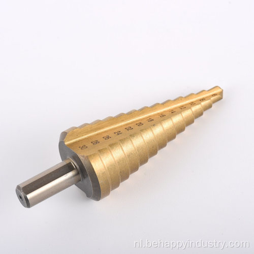 HSS titanium gecoate stepboor bit